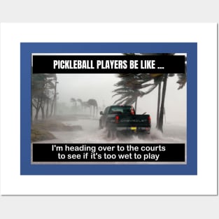 Pickleball - Courts Are Too Wet to Play Posters and Art